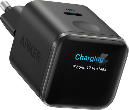 Punjač za mrežu Anker Nano Display, 45W, 3A, 1 x USB-C, Crni A121DG11