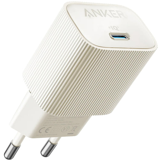 Punjač Anker 511 Nano 4, 30W, 3A, 1 x USB-C, Beli A2337G21