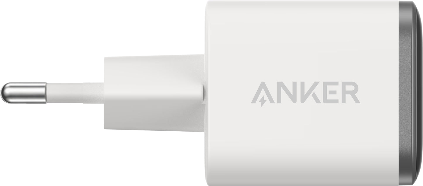 Punjač za mrežu Anker Nano Display, 45W, 3A, 1 x USB-C, Bela A121DG21
