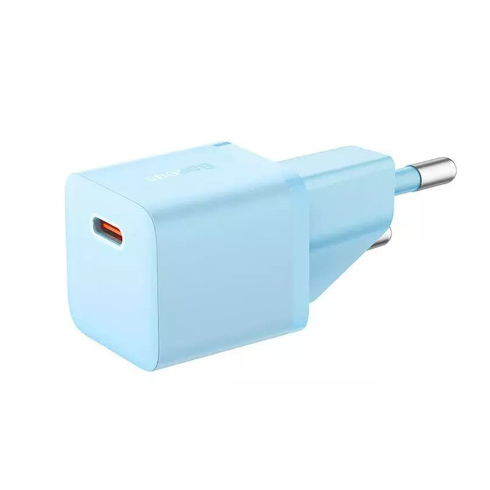 Punjač mreže Baseus GaN Mini 1C, 20W, 3A, 1 x USB-C, Plavi CCGN050103