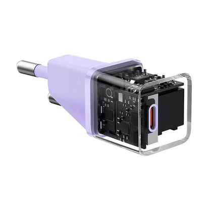 Punjač mreže Baseus, 20W, 3A, 1 x USB-C, Ljubičasti CCGN050105