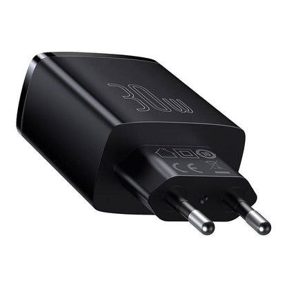 Punjač za mrežu Baseus Compact, 30W, 3A, 1 x USB-C - 2 x USB-A, Crni CCXJ-E01