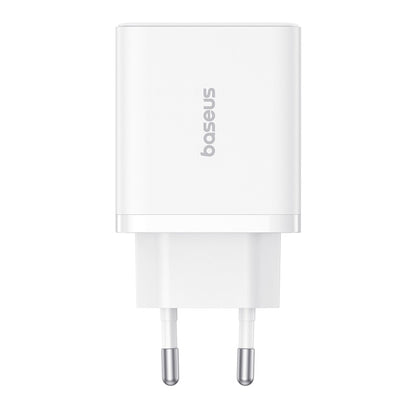 Punjač Baseus Cube, 30W, 3A, 2 x USB-A - 1 x USB-C, Beli P10111402213-00