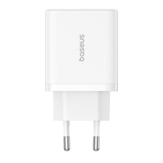 Punjač Baseus Cube, 30W, 3A, 2 x USB-A - 1 x USB-C, Beli P10111402213-00