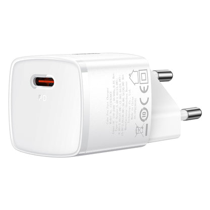 Punjač mreže Baseus Cube Pro, 30W, 3A, 1 x USB-C, Beli CCXF000302