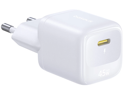 Mrežni punjač Baseus EnerFill FN22, 45 W, 3 A, 1 x USB-C, beli E0123301