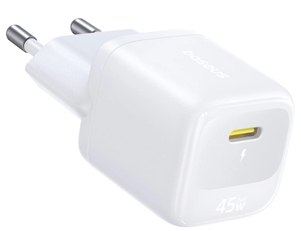 Mrežni punjač Baseus EnerFill FN22, 45 W, 3 A, 1 x USB-C, beli E0123301
