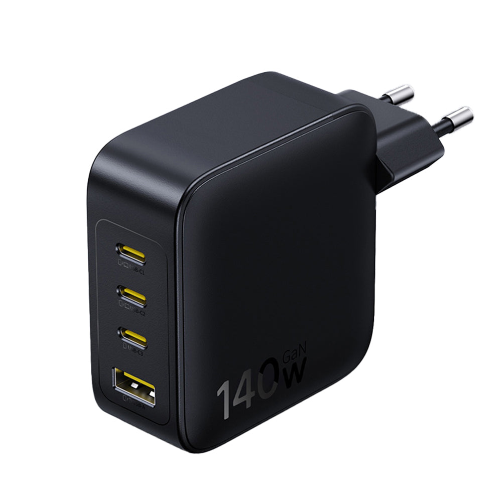 Punjač mreže Baseus EnerFill FH11, 140W, 5A, 1 x USB-A - 3 x USB-C, Crni E0121J00