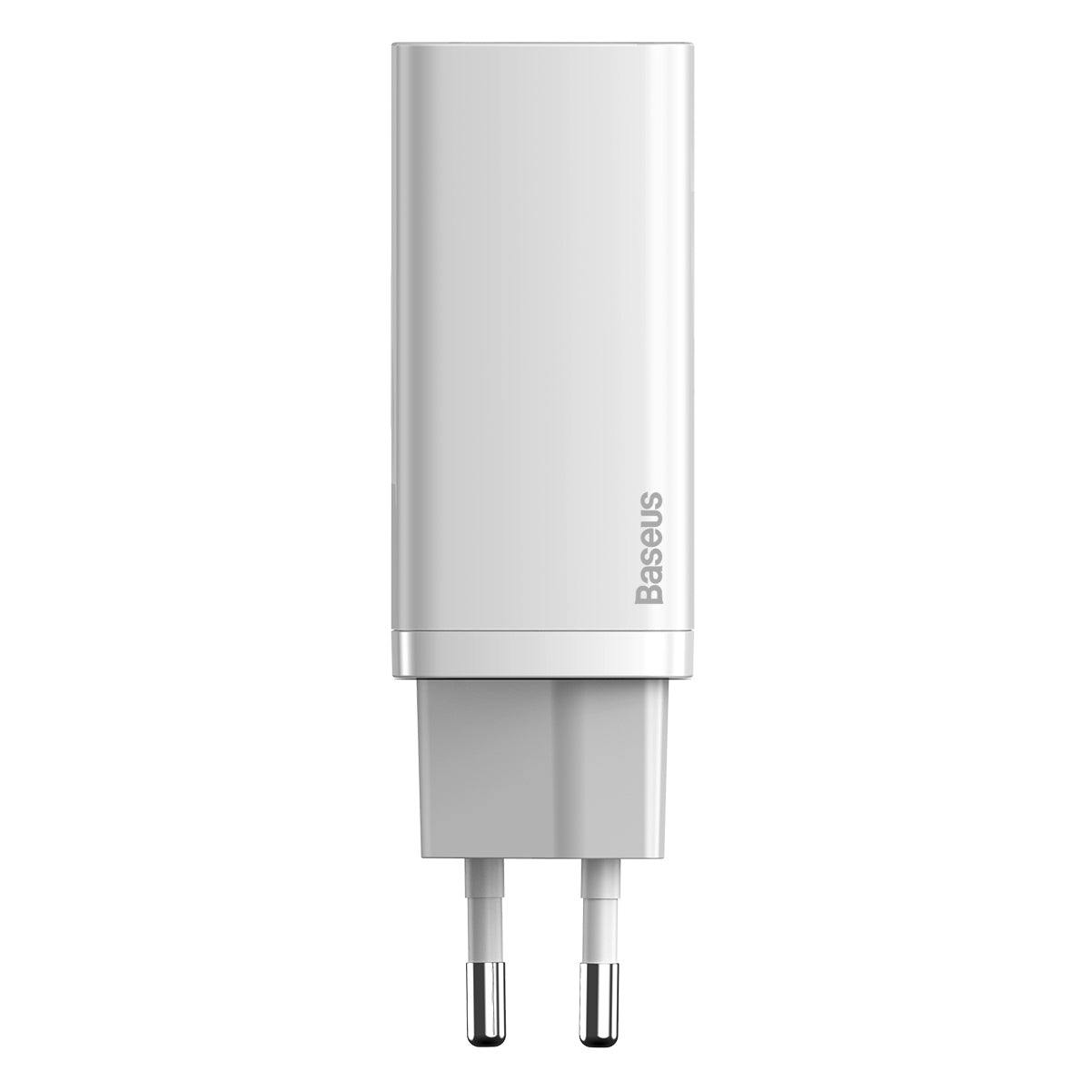 Punjač za mrežu Baseus GaN2 Lite, 65W, 3A, 1 x USB-A - 1 x USB-C, Bijeli CCGAN2L-B02
