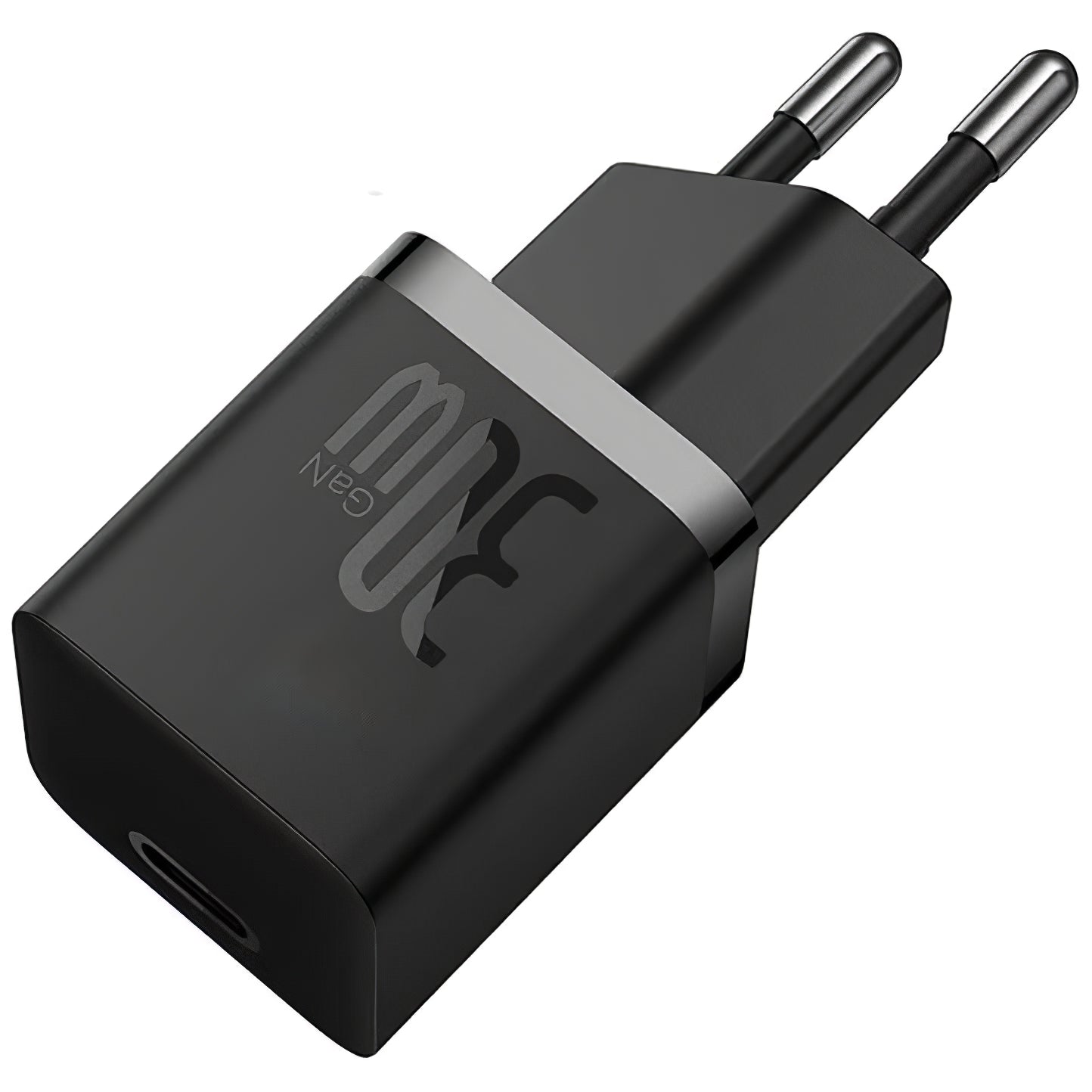 Punjač Baseus GaN Mini 1C, 30W, 3A, 1 x USB-C, Crni CCGN070401