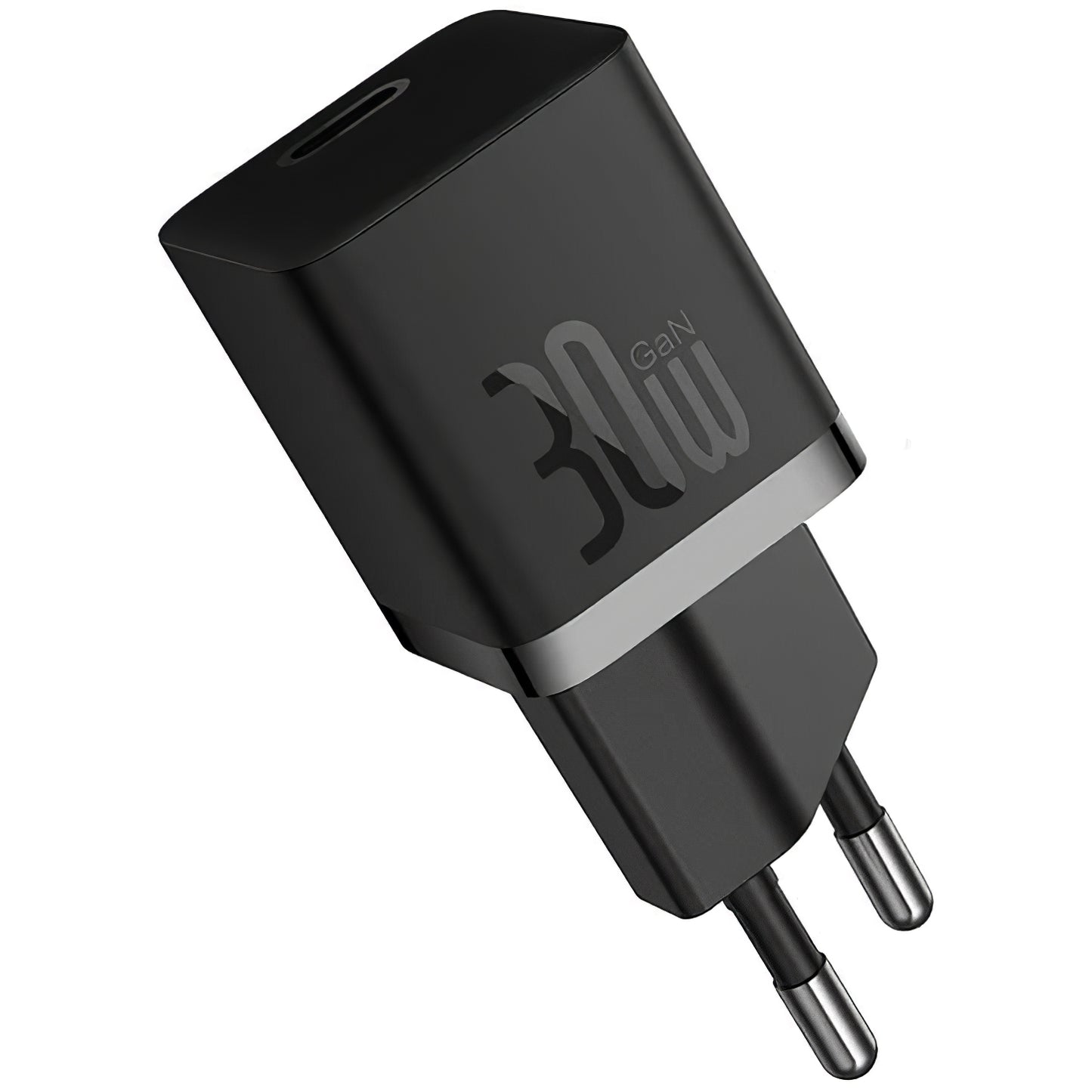 Punjač Baseus GaN Mini 1C, 30W, 3A, 1 x USB-C, Crni CCGN070401
