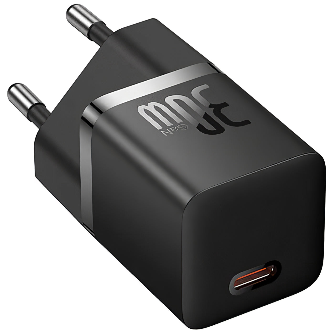 Punjač Baseus GaN Mini 1C, 30W, 3A, 1 x USB-C, Crni CCGN070401