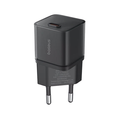 Network Charger Baseus GaN5S, 20W, 3A, 1 x USB-C, Black P10162503113113-00 