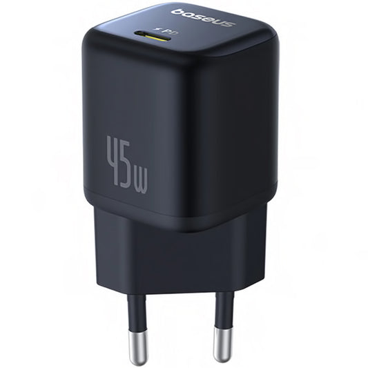Baseus PicoGo Network Charger, 45W, 3A, 1 x USB-C, Black P10176800123-00