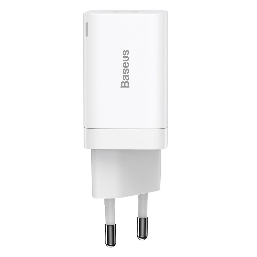 Punjač Baseus Super Si Pro, 30W, 3A, 1 x USB-A - 1 x USB-C, Bijeli CCSUPP-E02