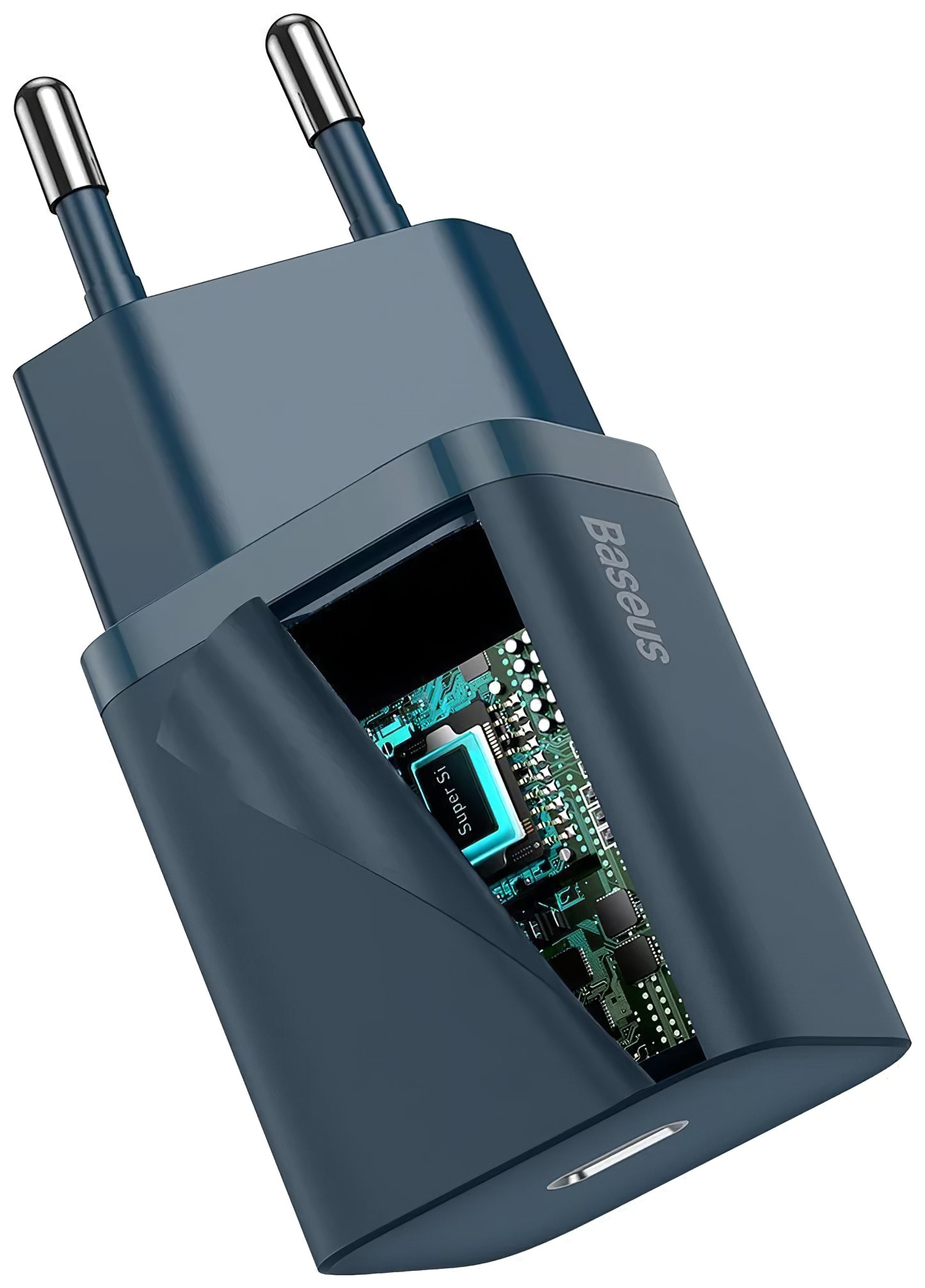 Network Charger Baseus Super Si, 20W, 3A, 1 x USB-C, Blue CCSUP-B03 