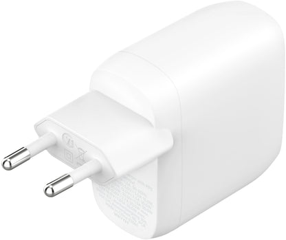 Punjač za mrežu Belkin BoostCharge Pro Dual, 60W, 3A, 2 x USB-C, Bela WCB010vfWH
