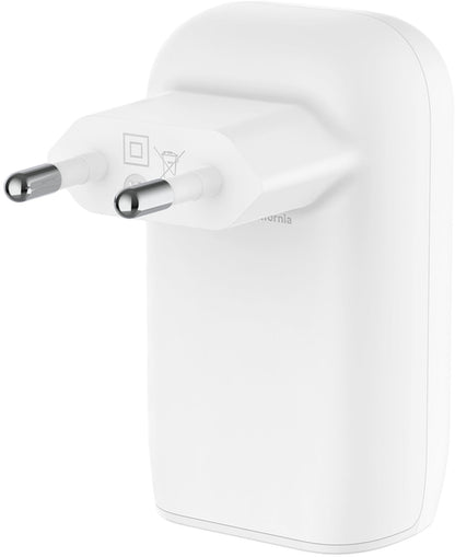 Punjač za mrežu Belkin BoostCharge, 67W, 3A, 3 x USB-C, Bela WCC002vfWH