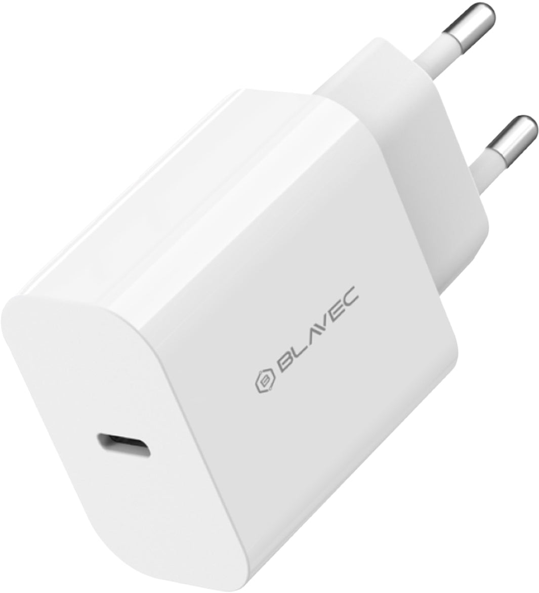 Mrežni punjač Blavec BC-14, 30 W, 3 A, 1 x USB-C, beli