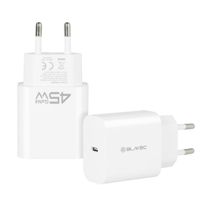 Punjač za mrežu Blavec BC-7, 45W, 3A, 1 x USB-C, Beli