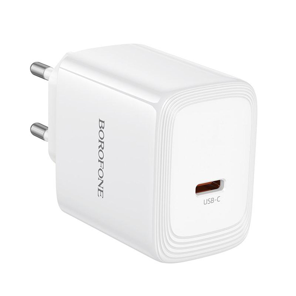 Mrežni punjač Borofone BN33 Fuente, 40W, 1 x USB-C, Bela
