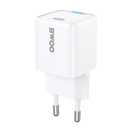 Punjač mreže BWOO CDA211, 30W, 3A, 1 x USB-C, Beli