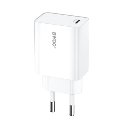 Punjač mreže BWOO CDA226, 20W, 3A, 1 x USB-C, Beli