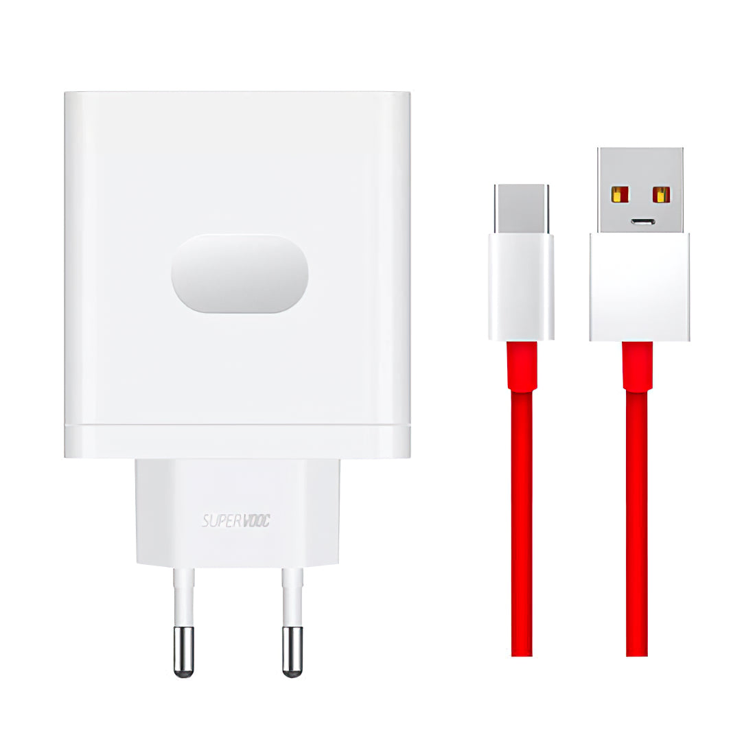 Punjač mreže sa USB-C kablom OnePlus VCBA0BEH, 100W, 9.1A, 1 x USB-A, Beli 5461100521