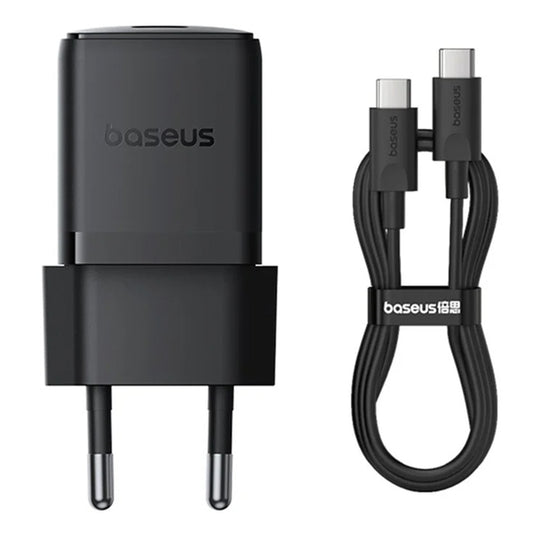 Punjač mreže sa USB-C kablom Baseus Palm, 30W, 3A, 1 x USB-C, Crni P10111605113-01