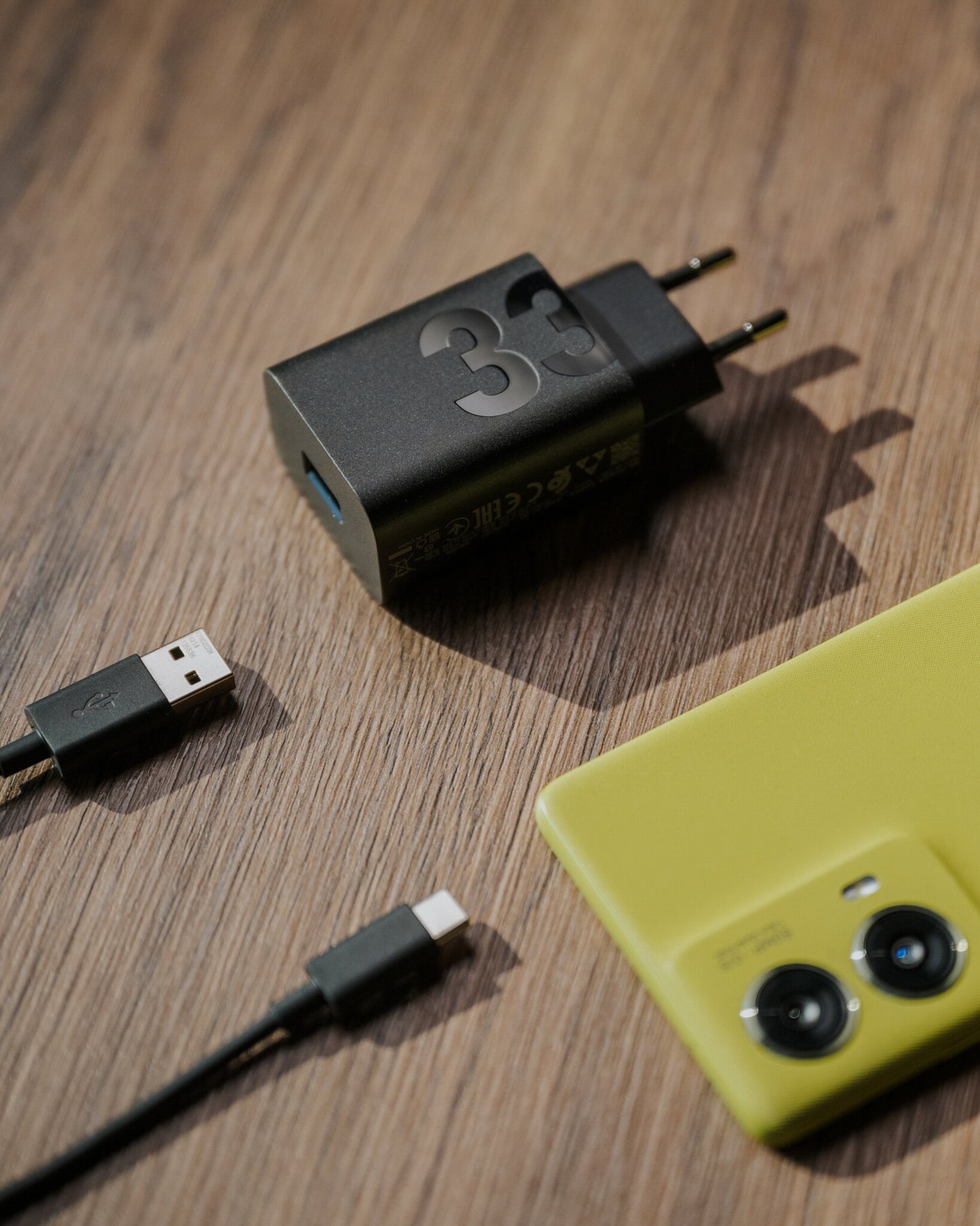 Punjač Mreža Sa Kablom USB-C Motorola, 33W, 3A, 1 x USB-A, Crni PG38C06448