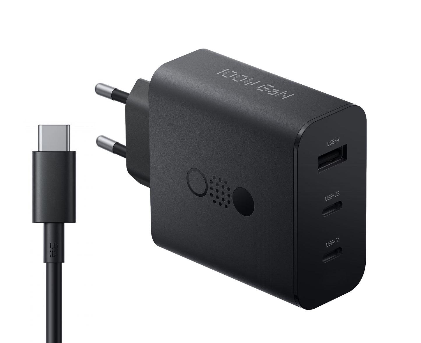 Punjač za mrežu sa USB-C kablom CMF by Nothing C349, 100W, 5A, 1 x USB-A - 2 x USB-C, Sivi A10800016