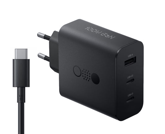 Punjač za mrežu sa USB-C kablom CMF by Nothing C349, 100W, 5A, 1 x USB-A - 2 x USB-C, Sivi A10800016