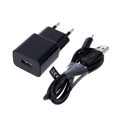 Punjač za mrežu sa microUSB kablom MaXlife MXTC-01, 10.5W, 2.1A, 1 x USB-A, Crni