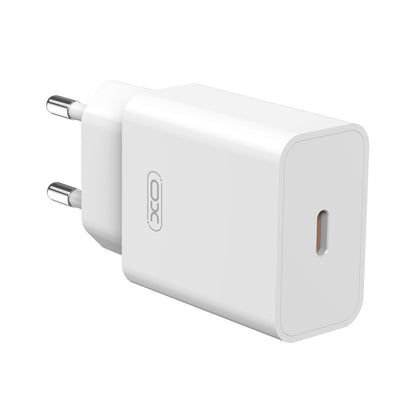 Mrežni punjač sa Lightning kablom XO Design L126, 20W, 3A, 1 x USB-C, Bela