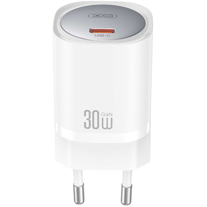 Punjač za mrežu sa USB-C kablom XO Design CE20, 30W, 3A, 1 x USB-C, Beli
