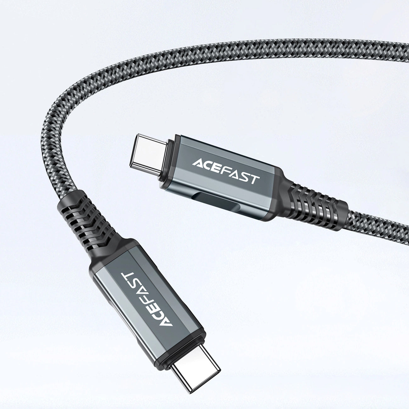 Network Cable Charger Acefast A17 TV Hub, 65W, 3A, 1 x HDMI - 1 x USB-A - 1 x USB-C, Black 