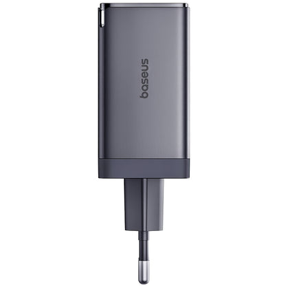 Punjač za mrežu sa USB-C kablom Baseus GaN5 Ultra, 65W, 3.25A, 1 x USB-A - 2 x USB-C, Sivi P10110812827-Z1
