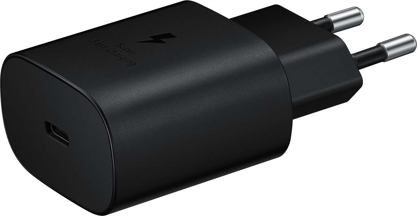 Punjač za mrežu sa USB-C kablom Samsung EP-TA800B + DA705BBE, 25W, 3A, 1 x USB-C, Crni GP-PTU021SOABQ