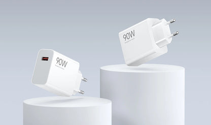 Punjač za mrežu sa USB-C kablom Xiaomi, 90W, 6.1A, 1 x USB-A, Beli