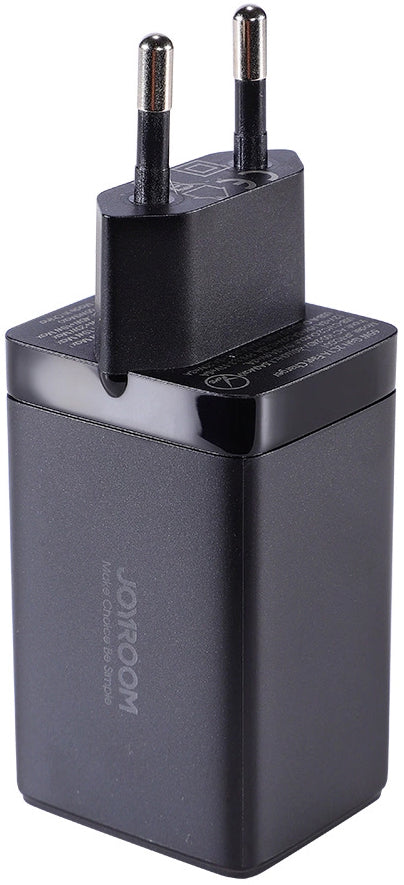 Punjač mreže sa USB-C kablom Joyroom TCG01, 65W, 3.25A, 1 x USB-A - 2 x USB-C, Crni