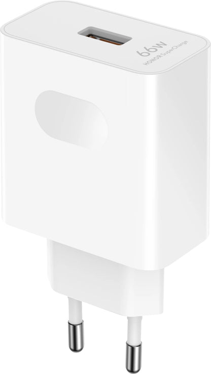 Punjač mreže sa USB-C kablom Honor HN-110600E00, 66W, 6A, 1 x USB-A, Beli 5503AAHX