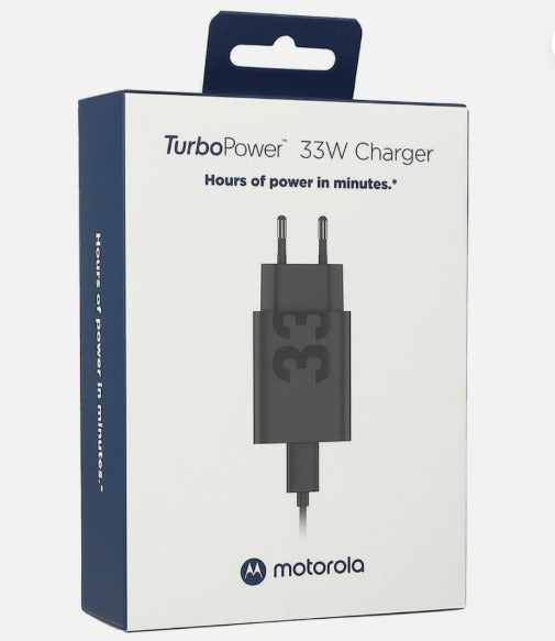 Punjač Mreža Sa Kablom USB-C Motorola, 33W, 3A, 1 x USB-A, Crni PG38C06448