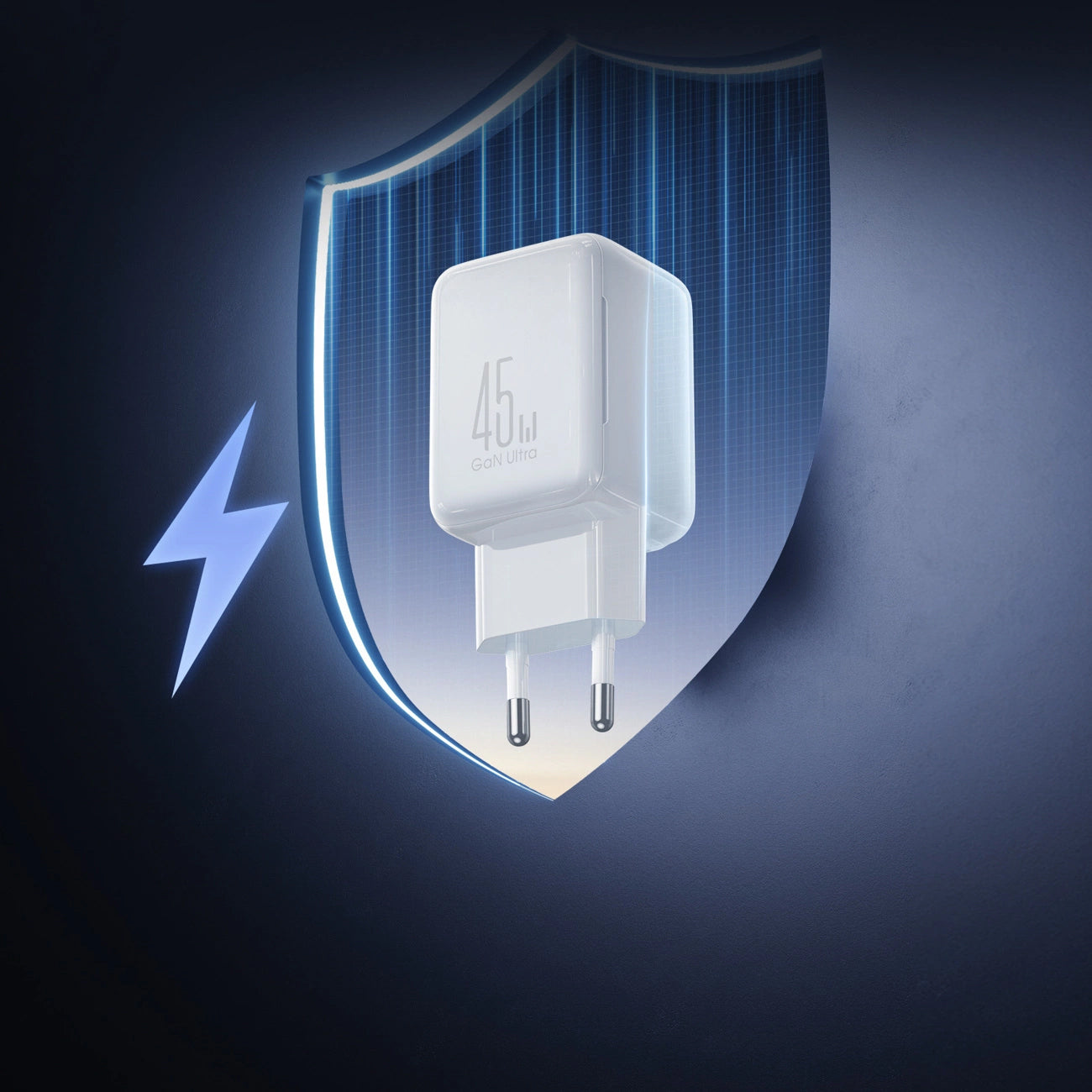 Punjač za mrežu sa USB-C kablom Joyroom JR-TCL05, 45W, 3A, 2 x USB-C, Bel