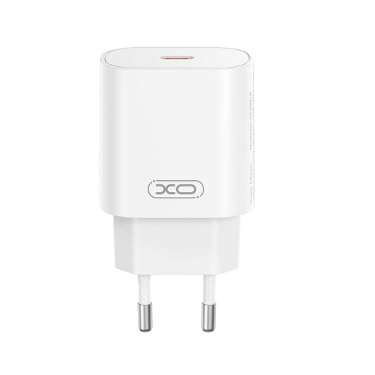 Punjač za mrežu sa USB-C kablom XO Design CE25, 25W, 3A, 1 x USB-C, Bel