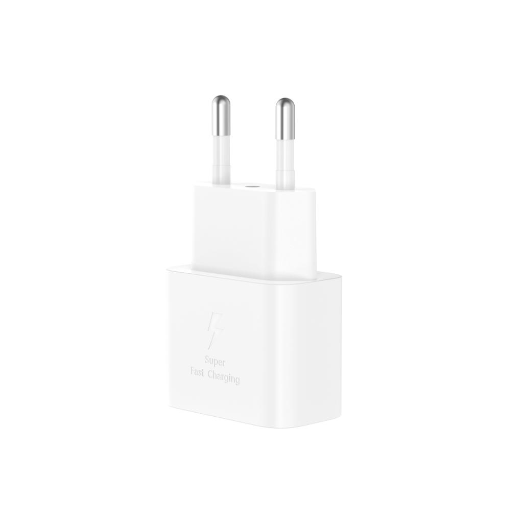 Punjač za mrežu sa USB-C kablom XO Design L167, 25W, 3A, 1 x USB-C, Beli