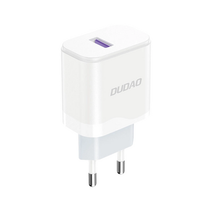 Punjač za mrežu sa USB-C kablom Dudao A20EU, 18W, 3A, 1 x USB-A, Bel