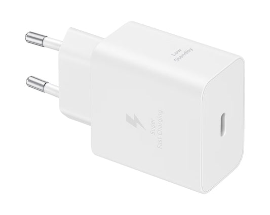 Punjač Samsung USB-C sa kablom, 45W, 4.05A, 1 x USB-C, Beli EP-T4511XWEGEU