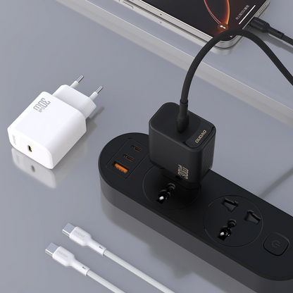 Punjač za mrežu sa USB-C kablom Dudao A27PCEU, 30W, 3A, 1 x USB-C, Crna