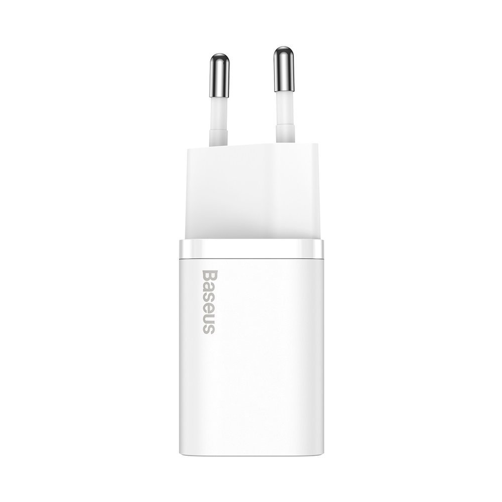 Punjač za mrežu sa USB-C kablom Baseus Super Si, 25W, 3A, 1 x USB-C, Beli TZCCSUP-L02