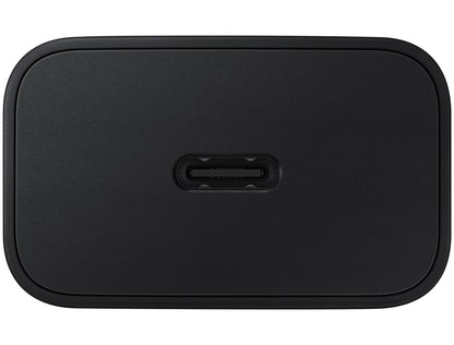 Samsung USB-C Network Charger with USB-C Cable, 15W, 2A, 1 x USB-C, Black EP-T1510XBEGEU